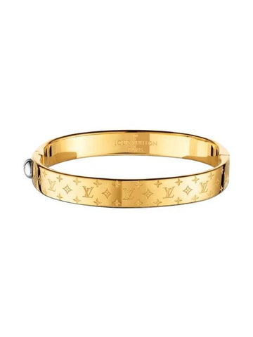 Nanogram Cuff Bracelet Gold - LOUIS VUITTON - BALAAN 1