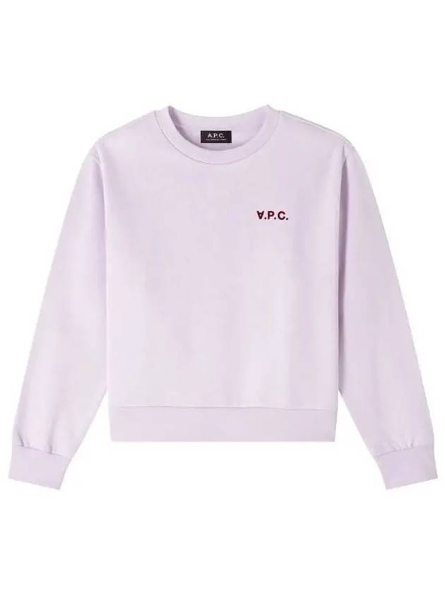 Evy Small Logo Crew Neck Sweatshirt White - A.P.C. - BALAAN 2