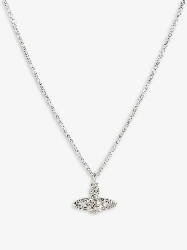 Mini Bas Relief Pendant Necklace Silver - VIVIENNE WESTWOOD - BALAAN.