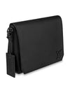 Takeoff LV Aerogram Messenger Bag Black - LOUIS VUITTON - BALAAN 4