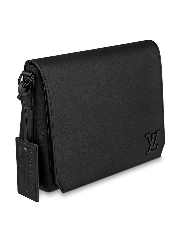 Takeoff LV Aerogram Messenger Bag Black - LOUIS VUITTON - BALAAN 4