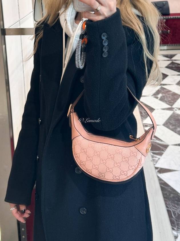 Ophidia GG Supreme Mini Shoulder Bag Pink - GUCCI - BALAAN 4