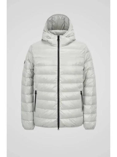 Aten M light gray men s down jacket - DUVETICA - BALAAN 1