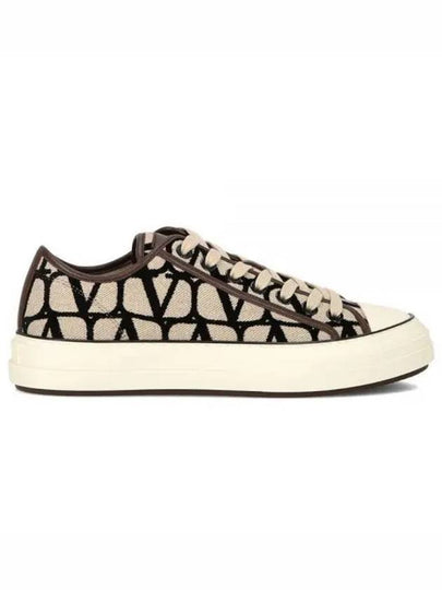 Iconographe Low Top Sneakers Beige - VALENTINO - BALAAN 2