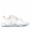 Replica Painted Leather Low Top Sneakers White - MAISON MARGIELA - BALAAN 1