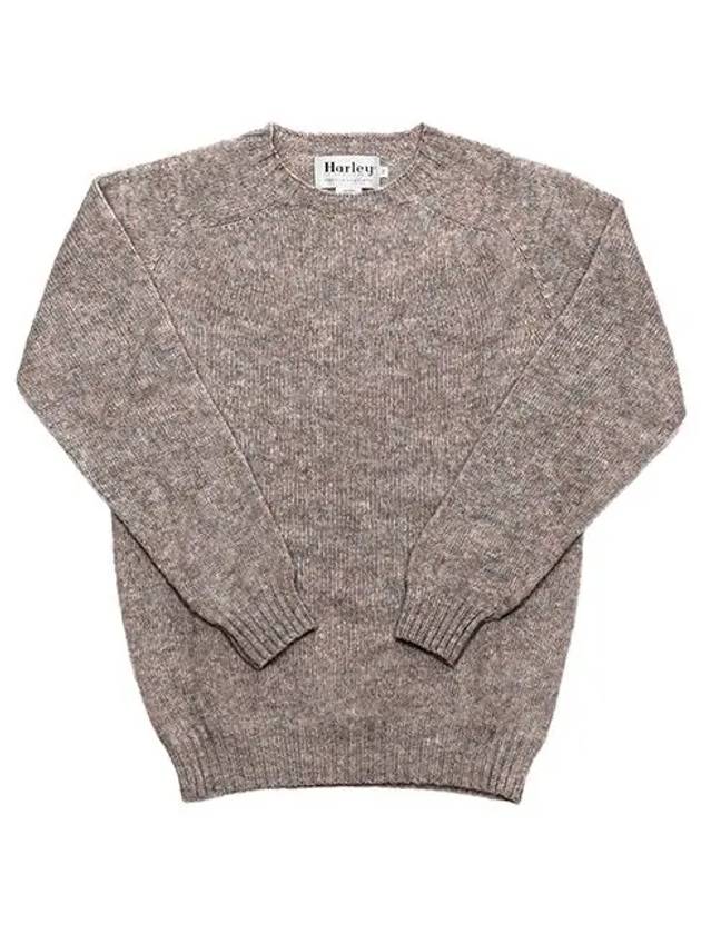 M3834 7 SHAGGY MUSHROOM Men s Knit - HARLEY OF SCOTLAND - BALAAN 2