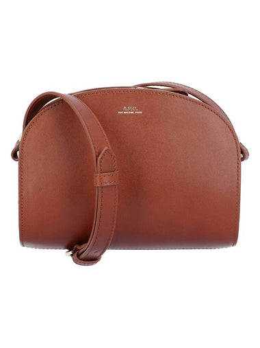 Demi Lune Mini Half Moon Cross Bag Brown - A.P.C. - BALAAN 1