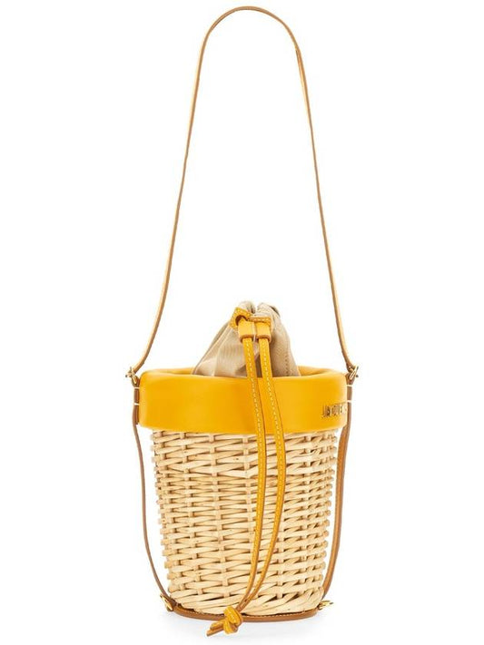 Le Panier Seau Bucket Bag Beige Yellow - JACQUEMUS - BALAAN 1