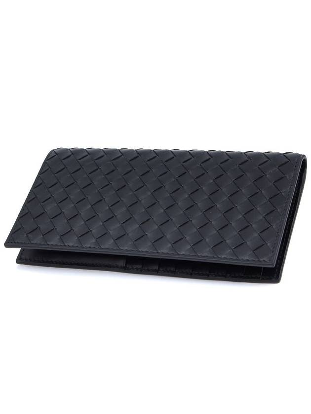 Intrecciato Continental Long Wallet Black - BOTTEGA VENETA - BALAAN 5