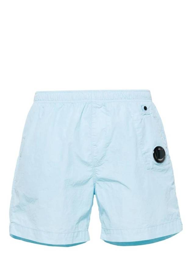 Lens Detail Swim Shorts Blue - CP COMPANY - BALAAN 1