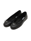 Nappa Leather Ballerina Flats Black - PRADA - BALAAN 2