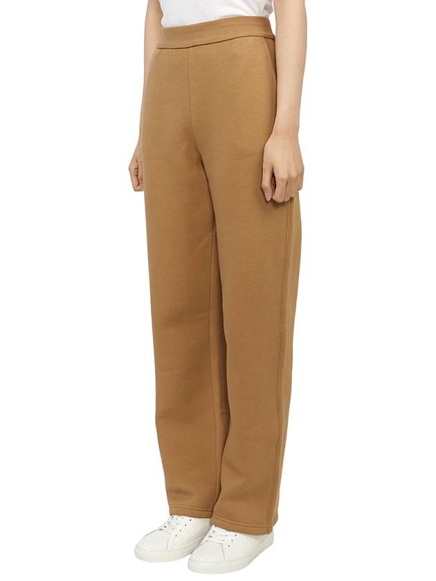 Damiana Brushed Straight Pants Camel - MAX MARA - BALAAN 5