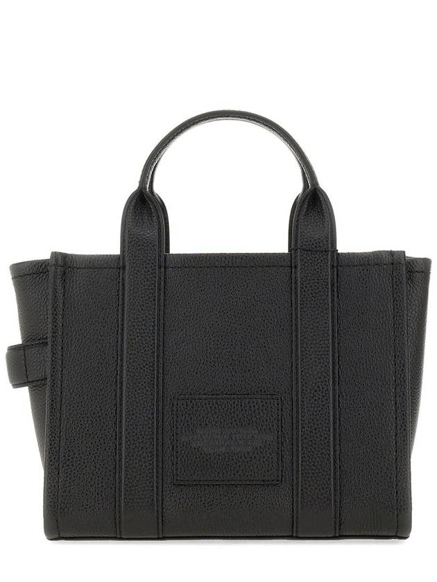 Small Leather Tote Bag Black - MARC JACOBS - BALAAN 4