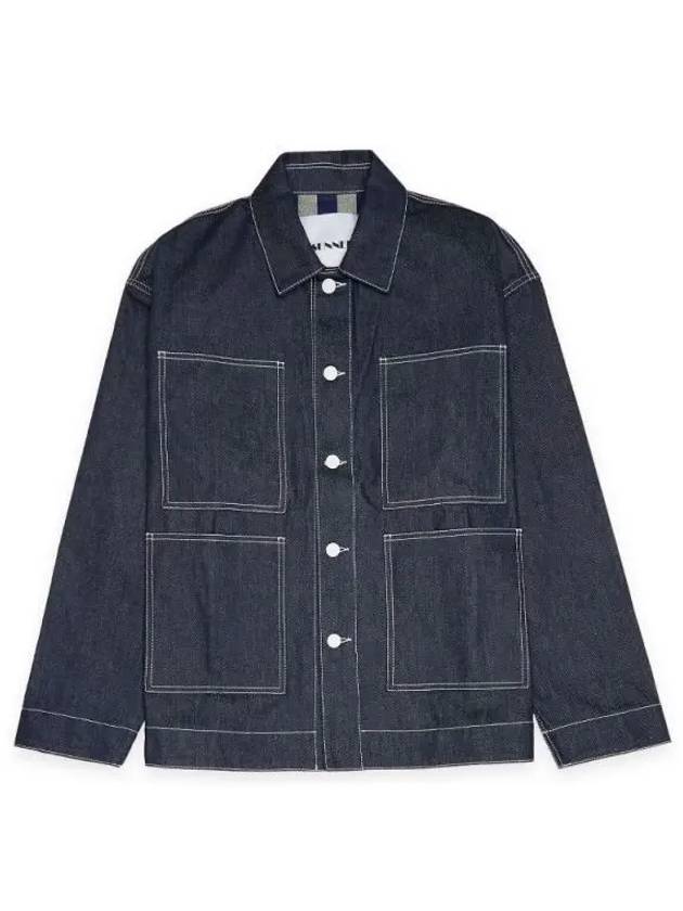 4-Pocket Reversible Denim Jacket Blue - SUNNEI - BALAAN 2