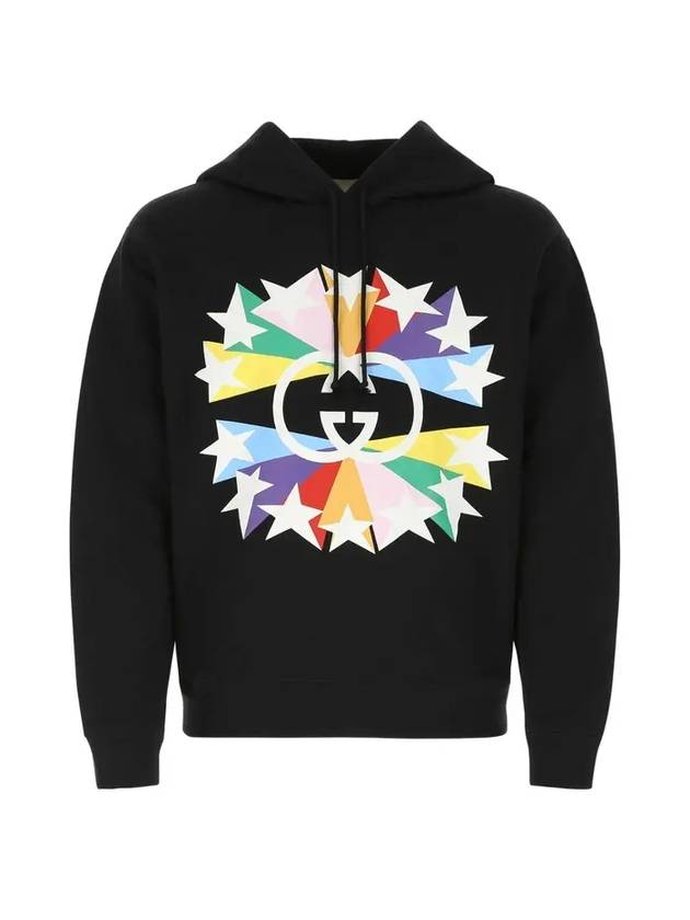 Men's GG Starburst Hoodie Black - GUCCI - BALAAN 1