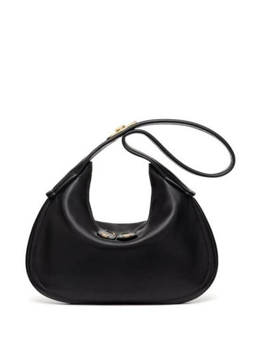 Go Hobo Signature Zip-Up Shoulder Bag Black - VALENTINO - BALAAN 1