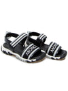 Kids Women Logo Embroidered Sandals 4L700 00 02SU0 998 - MONCLER - BALAAN 2