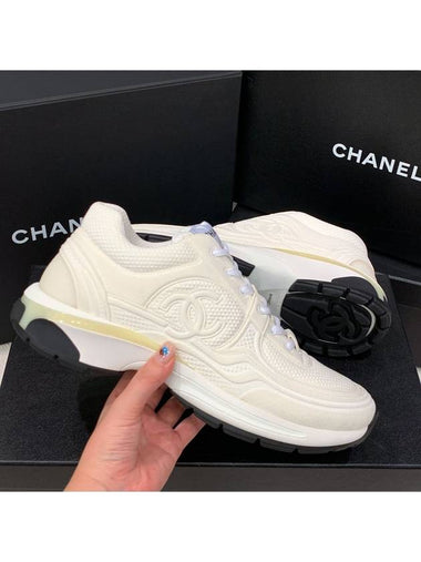 Cruise sneakers ivory white - CHANEL - BALAAN 1