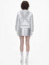 Monogram Crop Hoodie_Silver Bright White (2F3RTP011C15-113) - MARC JACOBS - BALAAN 6