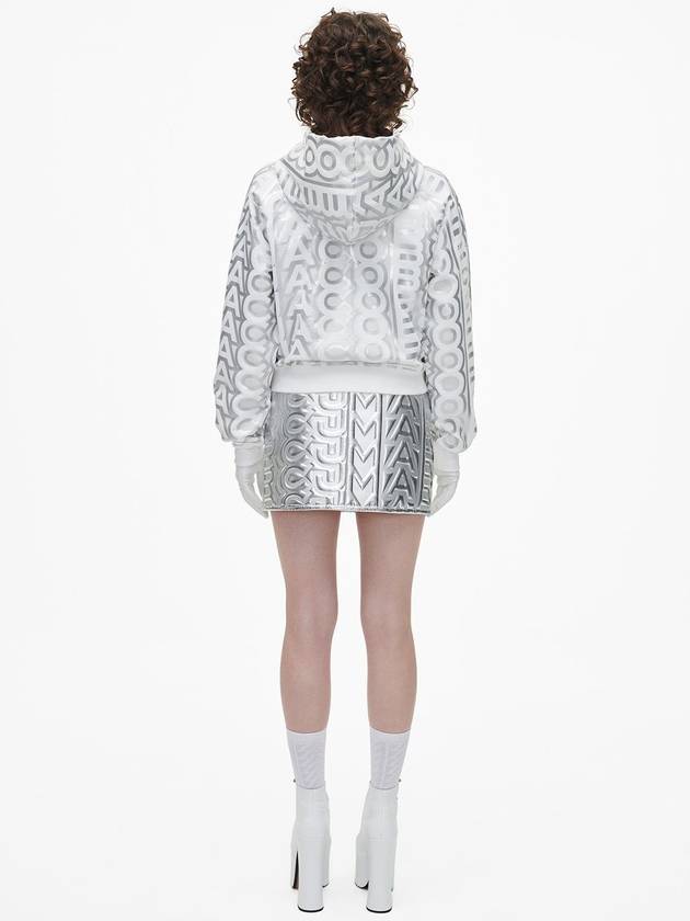 Monogram Crop Hoodie_Silver Bright White (2F3RTP011C15-113) - MARC JACOBS - BALAAN 6