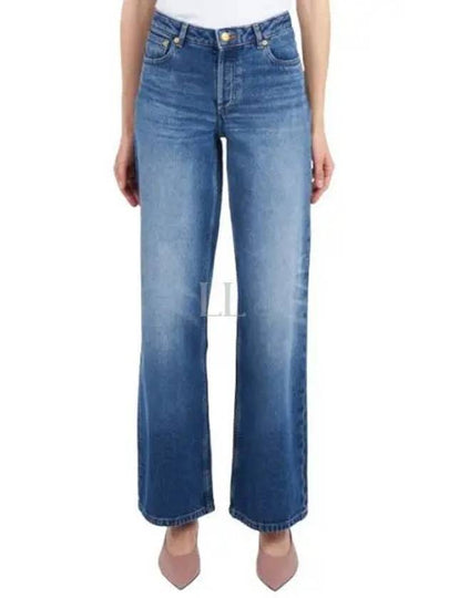 Elisabeth Straight Wide Jean Blue - A.P.C. - BALAAN 2