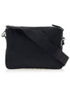 Re-Nylon Saffiano Leather Shoulder Bag Black - PRADA - BALAAN 3