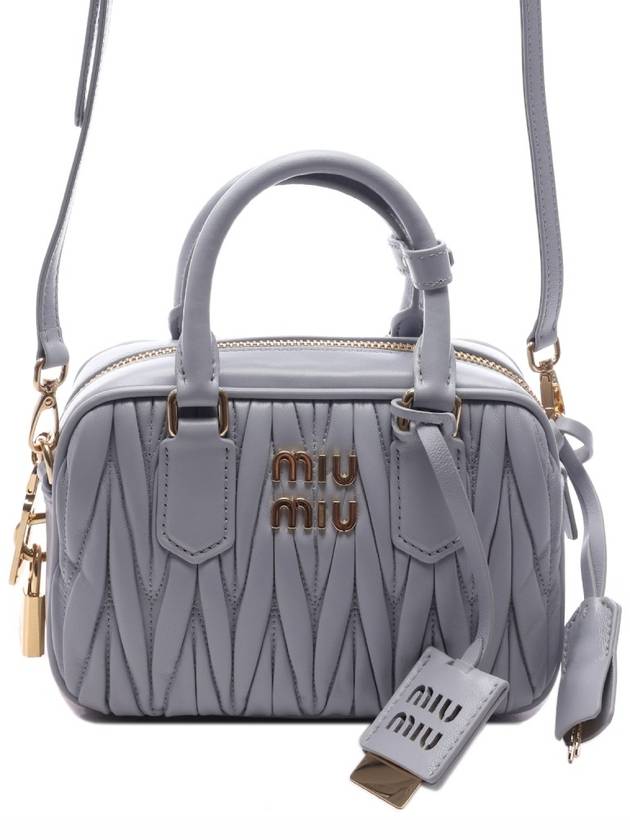 Matelasse Nappa Leather Tote Bag Cornflower - MIU MIU - BALAAN 2