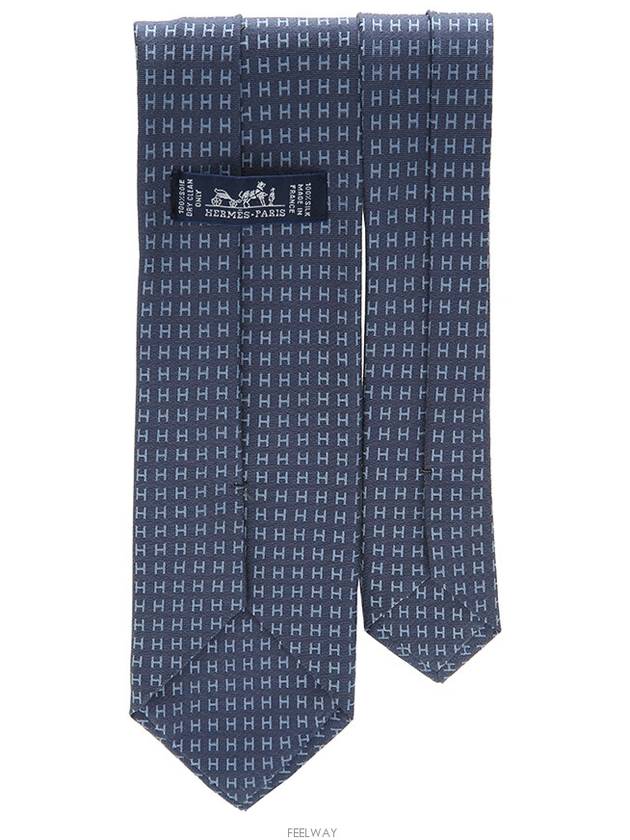 Tie Men s Paconi Blue Marine Warranty - HERMES - BALAAN 6