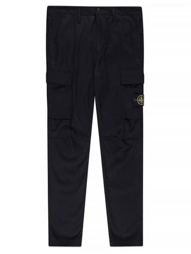 Wappen Patch Cargo Track Pants Black - STONE ISLAND - BALAAN 1