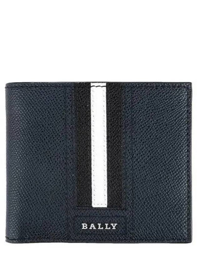 Men's Taliky Logo Half Wallet Navy - BALLY - BALAAN 2