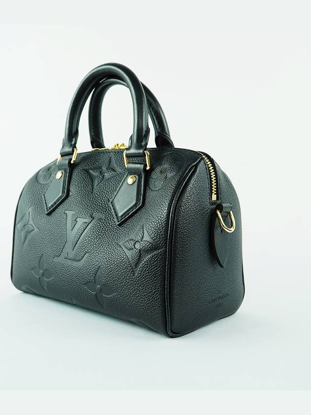 Speedy Bandouliere 20 Monogram Empreinte Strap Tote Bag Black - LOUIS VUITTON - BALAAN 4