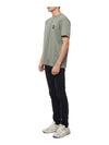 Cotton Jersey Slim Fit Short Sleeve T Shirt Green - STONE ISLAND - BALAAN 5