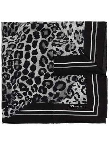 Dolce & Gabbana Silk Scarf, Women's, Black - DOLCE&GABBANA - BALAAN 1