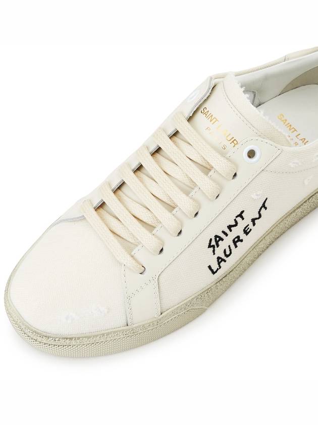 Court Classic SL/06 Sneakers Cream - SAINT LAURENT - BALAAN 8