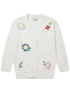 Kids Flower Embroidered Cardigan 603005 SQM05 9100 - STELLA MCCARTNEY - BALAAN 1