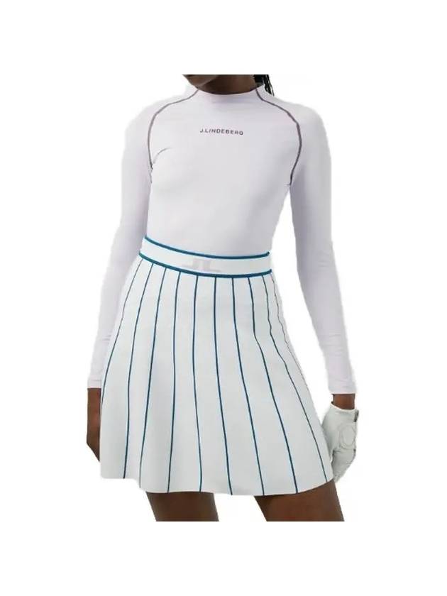 Bay Knit Golf Skirt White - J.LINDEBERG - BALAAN 6