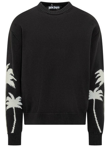 Palm Angels Palms Knit Sweater - PALM ANGELS - BALAAN 1