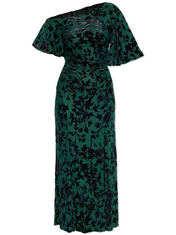 Diane Von Furstenberg Dress Eleora, Women's, Green - DIANE VON FURSTENBERG - BALAAN 1