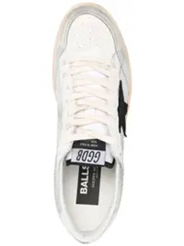 Ball Star Suede Star Laminate Low Top Sneakers Grey - GOLDEN GOOSE - BALAAN 8