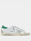 Superstar Low Top Sneakers Green White - GOLDEN GOOSE - BALAAN 2