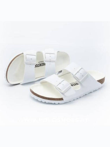 Mule Slippers 770380 White Triples - BIRKENSTOCK - BALAAN 1