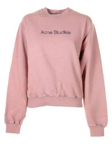 Blurred Logo Sweatshirt Faded Purple - ACNE STUDIOS - BALAAN 1