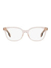 Eyewear Square Horn-rimmed Plastic Eyeglasses Grey - BURBERRY - BALAAN 1