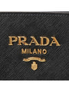 Saffiano Gold Square Leather Tote Bag Black - PRADA - BALAAN 5