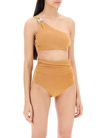 one-shoulder bikini top in jersey and - MAX MARA - BALAAN 2