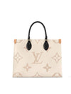 OnTheGo MM Monogram Canvas Tote Bag Beige - LOUIS VUITTON - BALAAN 1