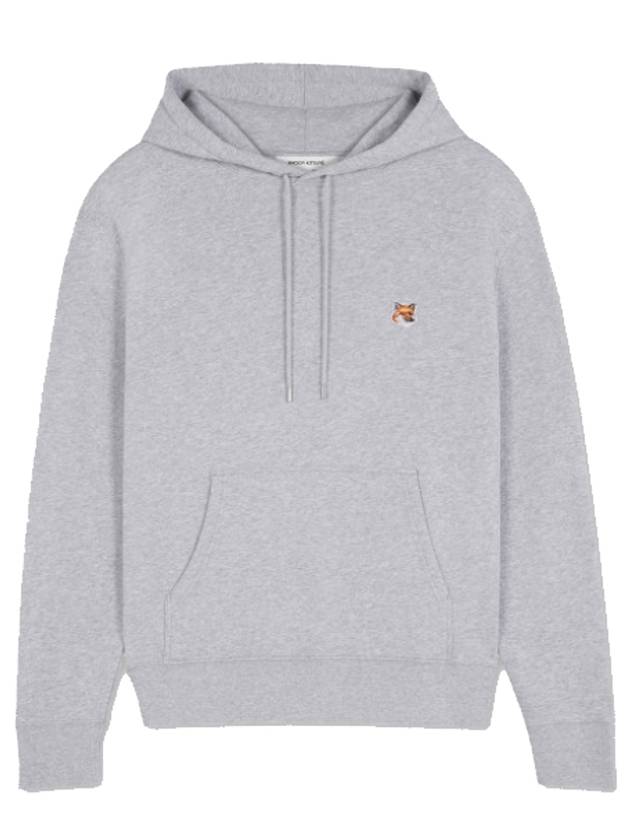 Fox Head Patch Regular Hoodie Grey - MAISON KITSUNE - BALAAN 2