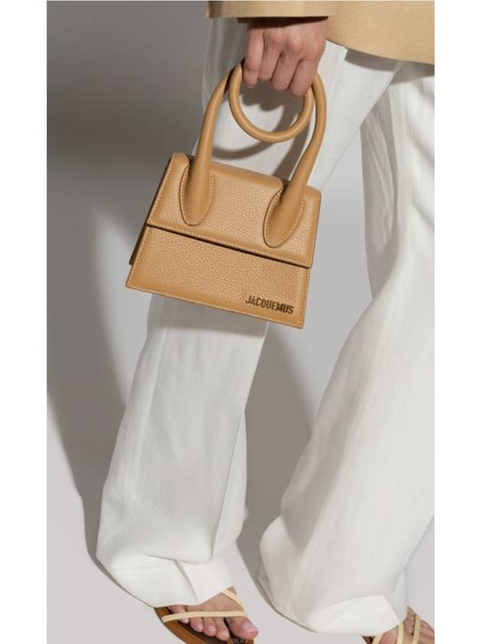 Le Chiquito Noeud Coiled Tote Bag Camel - JACQUEMUS - BALAAN 2