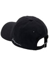 Women's Side Logo Embroidered Ball Cap Black - JACQUEMUS - BALAAN.