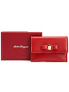 Vara Bow Card Wallet Red - SALVATORE FERRAGAMO - BALAAN 8